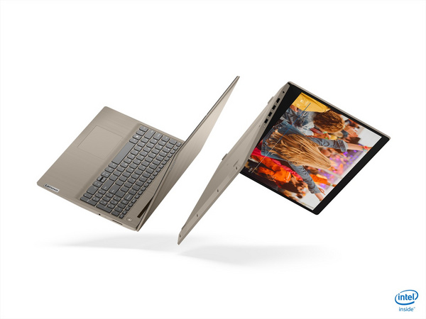 Laptop Lenovo IdeaPad 3, 15.6", Intel Core i3, 8GB RAM, 512GB SSD, Intel® UHD Graphics, bezhë