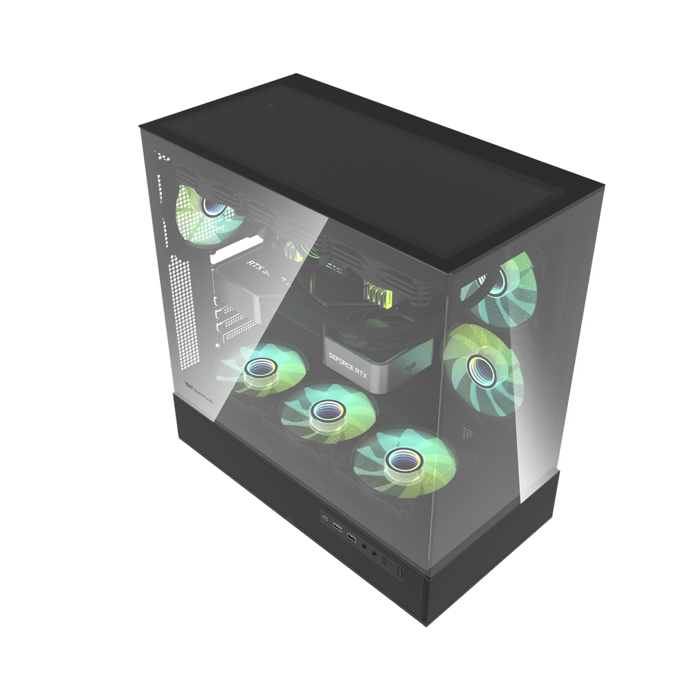 Kasë Darkflash DPX90, M-Tower, e zezë