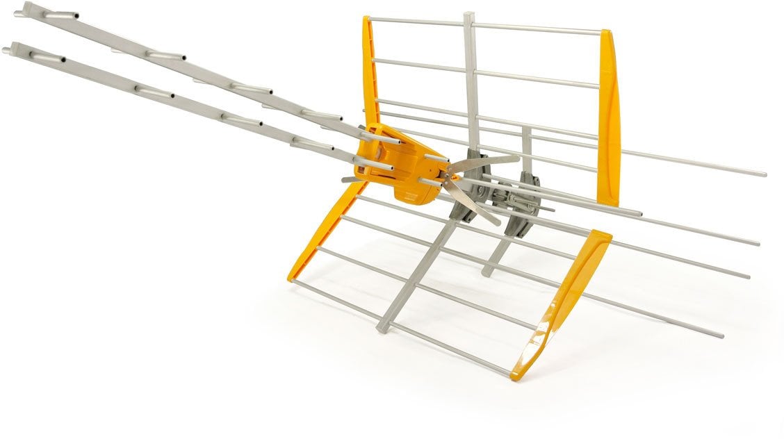 Antena drejtuese Televes V Zenith MIX UHF, kombinim parabole dhe antene, për sinjal tokësor