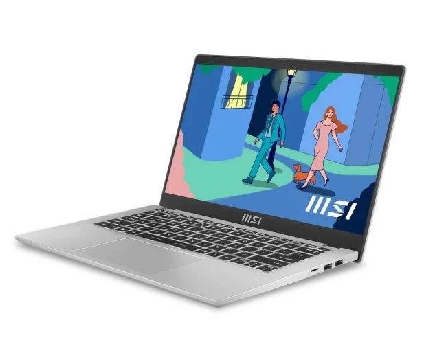 Лаптоп MSI Modern 14, 14", Intel i5-1155G7, 16 GB RAM, 512 GB SSD, сребрен