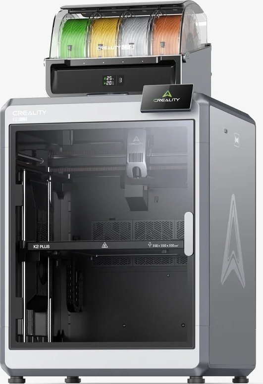 Printer 3D Creality K2 Plus, multi color, combo me CFS kit