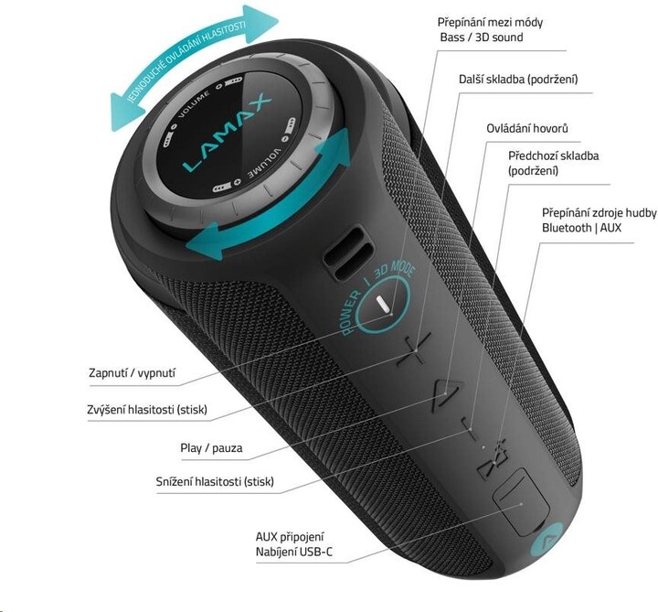 Altoparlant LAMAX Sounder2 Max, i zi