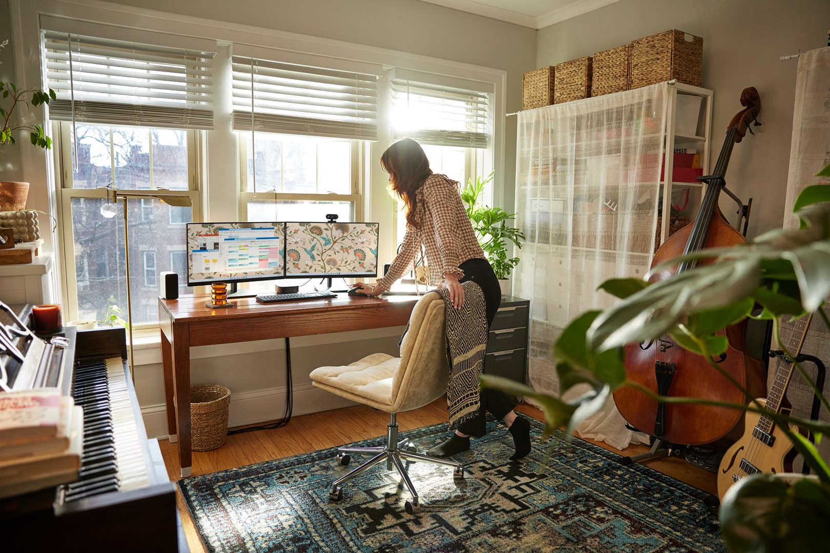 Monitor HP P24h G5, 23.8", 1920 x 1080, 75 Hz, i zi