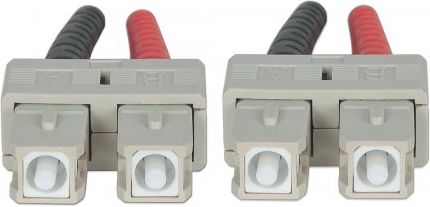 Kabllo fibër optike Intellinet OM3, SC SC Duplex, 2m, jeshile