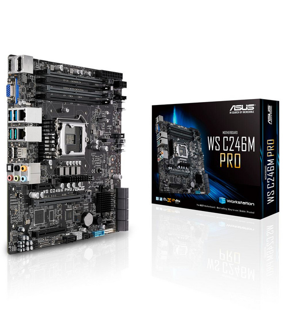 Pllakë amë ASUS WS C246M PRO Intel C246 LGA 1151 (Socket H4) micro ATX