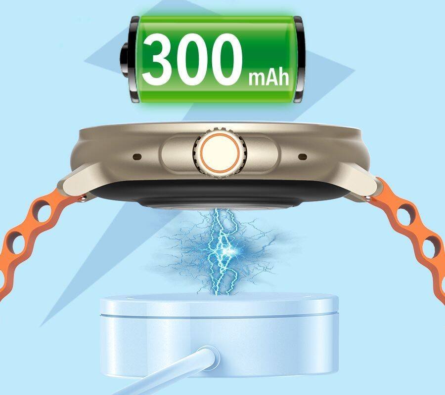 Ora inteligjente Rubicon Orange, ekran 1.39", bateri 300mAh, portokalli