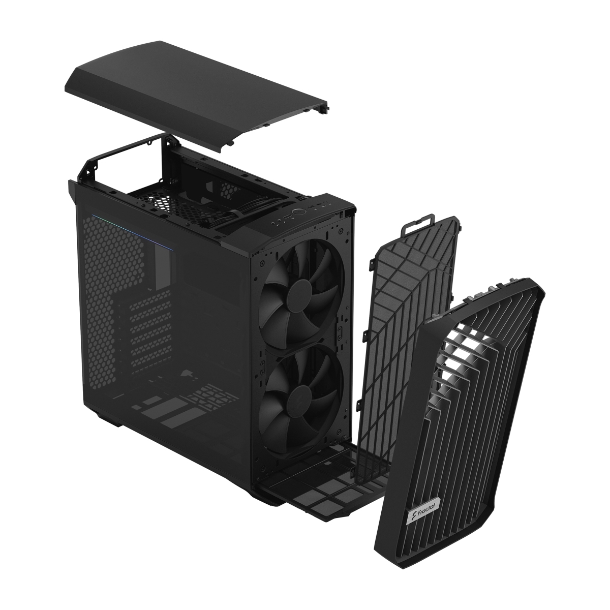 Kasë për PC Fractal Design Torrent Compact, e zezë