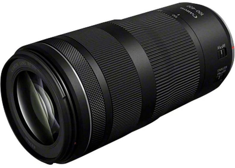 Објектив Canon RF 100-400mm F5.6-8 IS USM, телеобјектив со зум, стабилизација на слика, црн