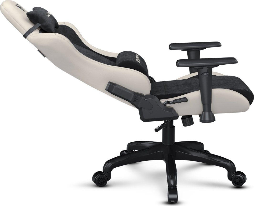 Karrige SENSE7 Spellcaster FUKU, material+lëkurë, e zezë/ bezhë