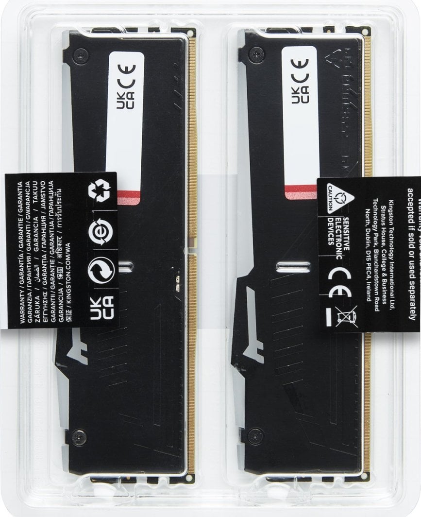 Memorie operative RAM Kingston Fury Beast RGB, DDR5, 32 GB, 6000MHz, CL36