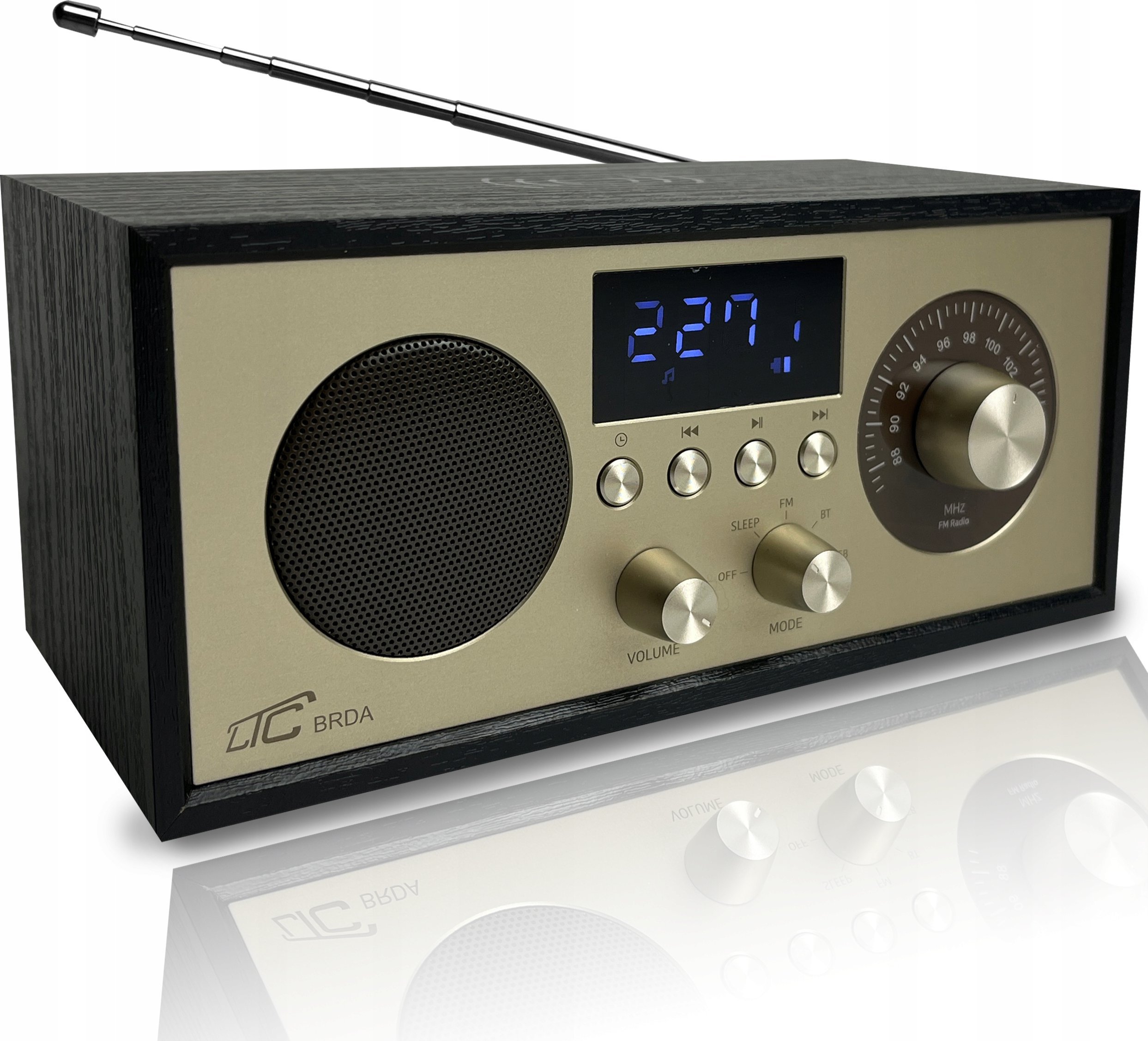 Radio portative LTC BRDA, Bluetooth, FM, karikim wireless 10W, zi ari