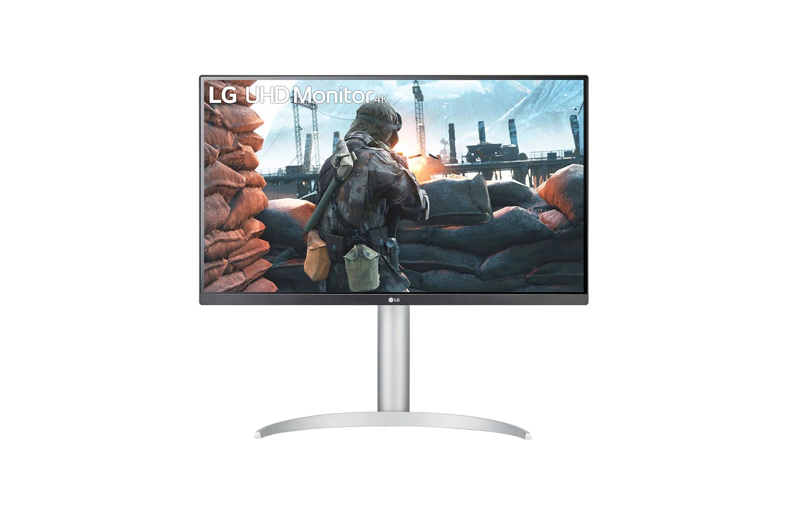 Monitor LG 27UP650P-W, 27", 4K, IPS, i bardhë