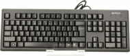 Tastierë A4Tech KR-83, me kabllo, US, e zezë