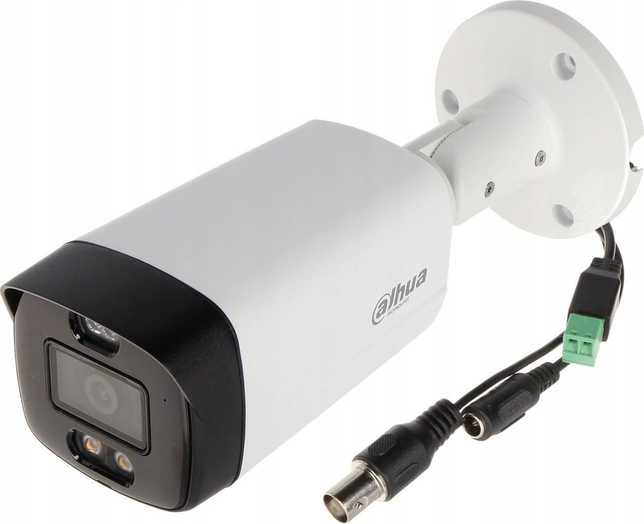 Kamerë tubulare Dahua HDCVI, 5MP, lente 3.6mm, IR 40m, e bardhë