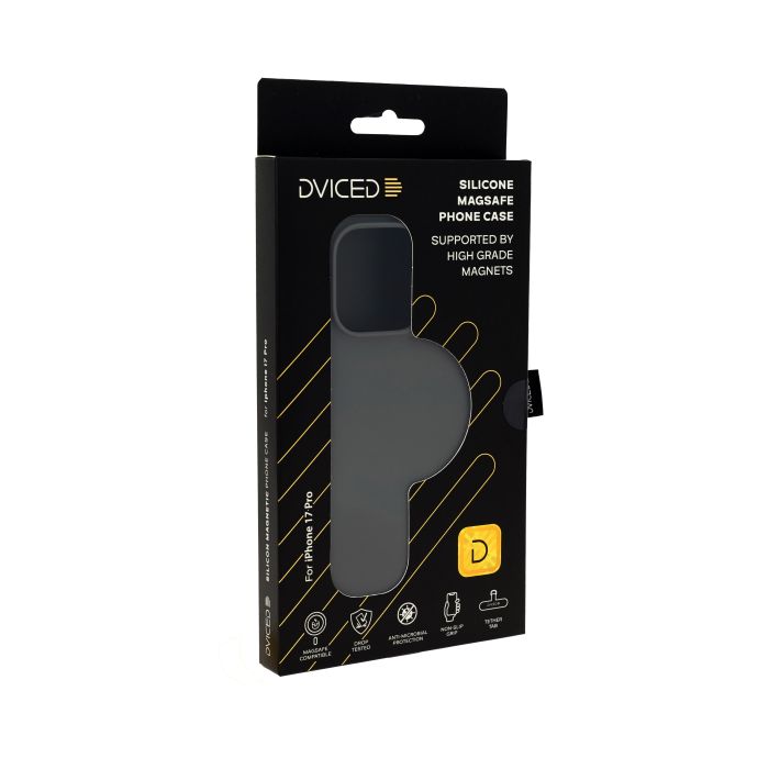 Dviced Silicone MagSafe iPhone 17 Pro Case, Grey