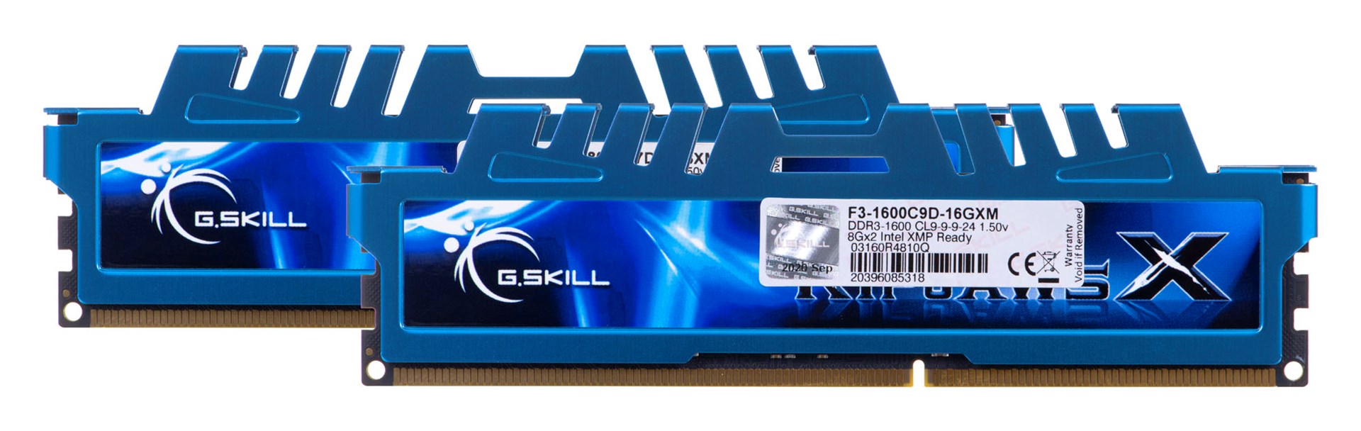 Memorie RAM G.Skill Ripjaws X, DDR3, 16GB, 1600 MHz, CL9, e kaltër