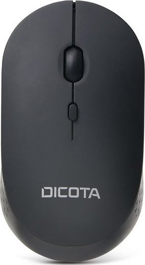Mouse pa tela Dicota Wireless Mouse Silent V2, optik, scroll i heshtur, i zi