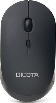 Mouse pa tela Dicota Wireless Mouse Silent V2, optik, scroll i heshtur, i zi