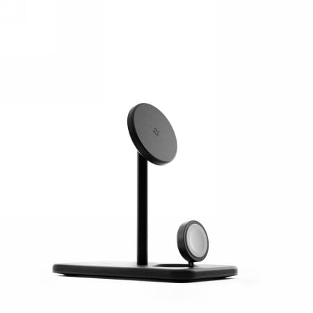 Karikues wireless Twelve South HiRise 3 Deluxe 2024, 3 në 1, MagSafe 15W, i zi