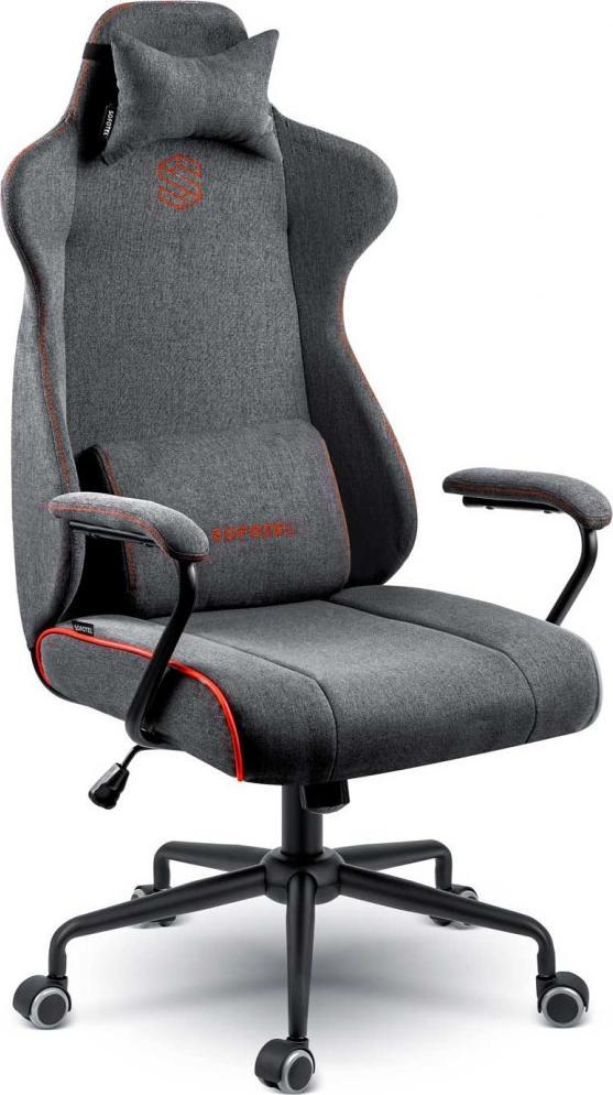 Karrige zyre Sofotel Werona, ergonomike, me mbështetëse krahësh, gri