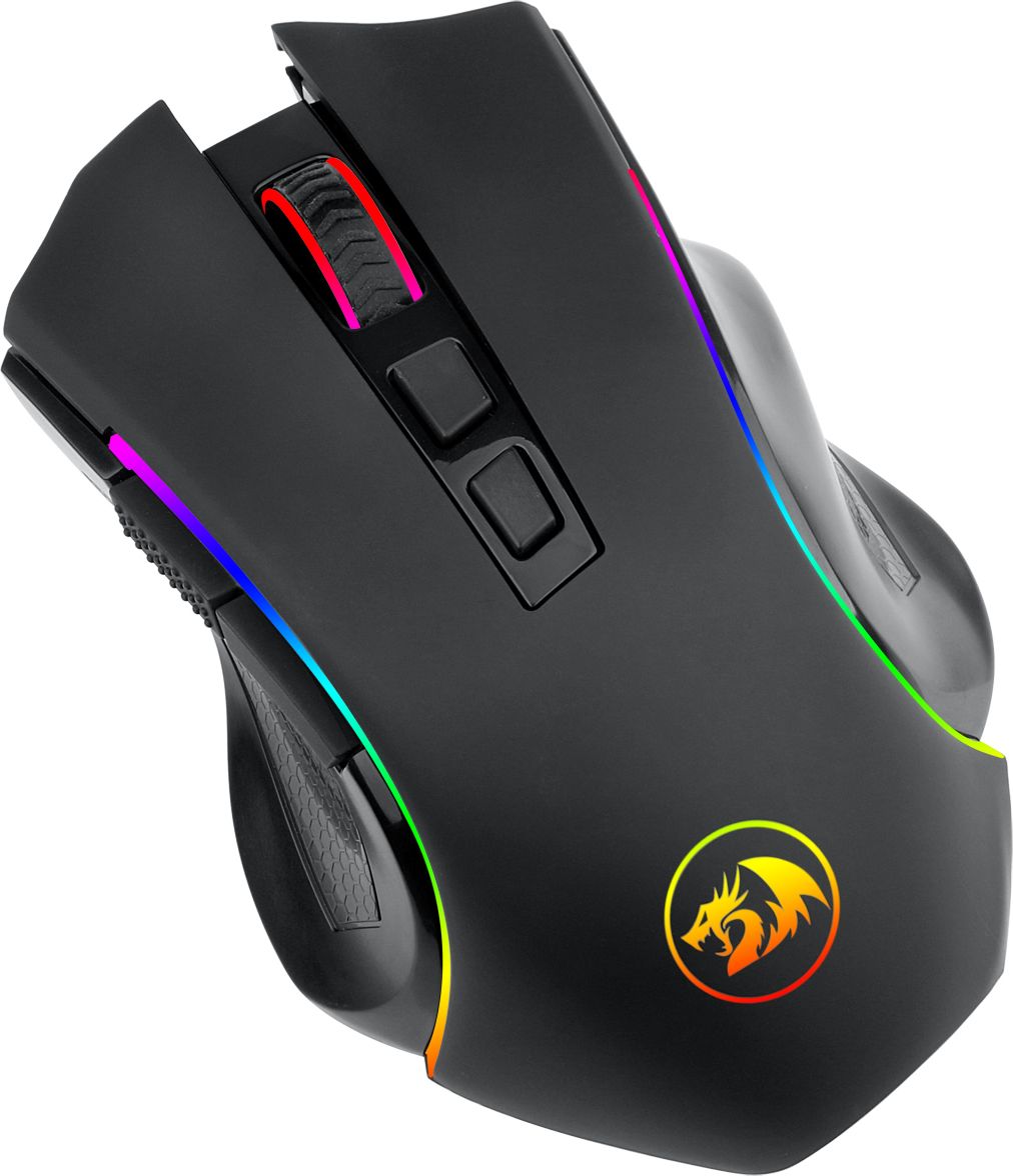 Maus gaming pa tela Redragon, 7200 DPI, RGB, 7 butona programues, i zi