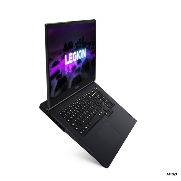 Laptop Lenovo Legion 5, 17.3", AMD Ryzen 5, 16GB RAM, 512GB SSD, NVIDIA GeForce RTX 3050, i zi / kaltër