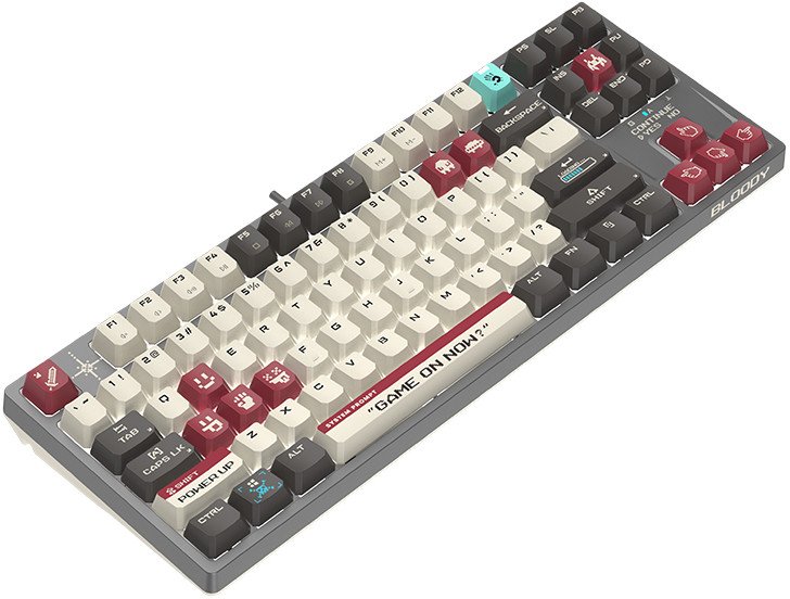 Тастатура Bloody Pixel Battle S87, механичка, RGB, со кабел