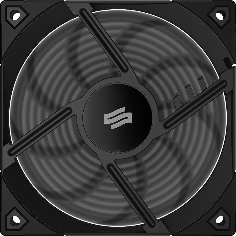 Ventilator ftohës SilentiumPC Fluctus 120 PWM (SPC316), 120mm, i zi