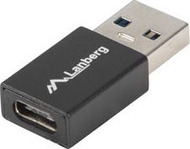 Adapter USB Lanberg AD-UC-UA-01, USB-C në USB-A 3.1, OTG, i zi