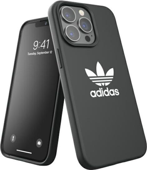 Заштитна маска за телефон Adidas OR Silicone Case FW21, за iPhone 13 Pro, силиконска, црна