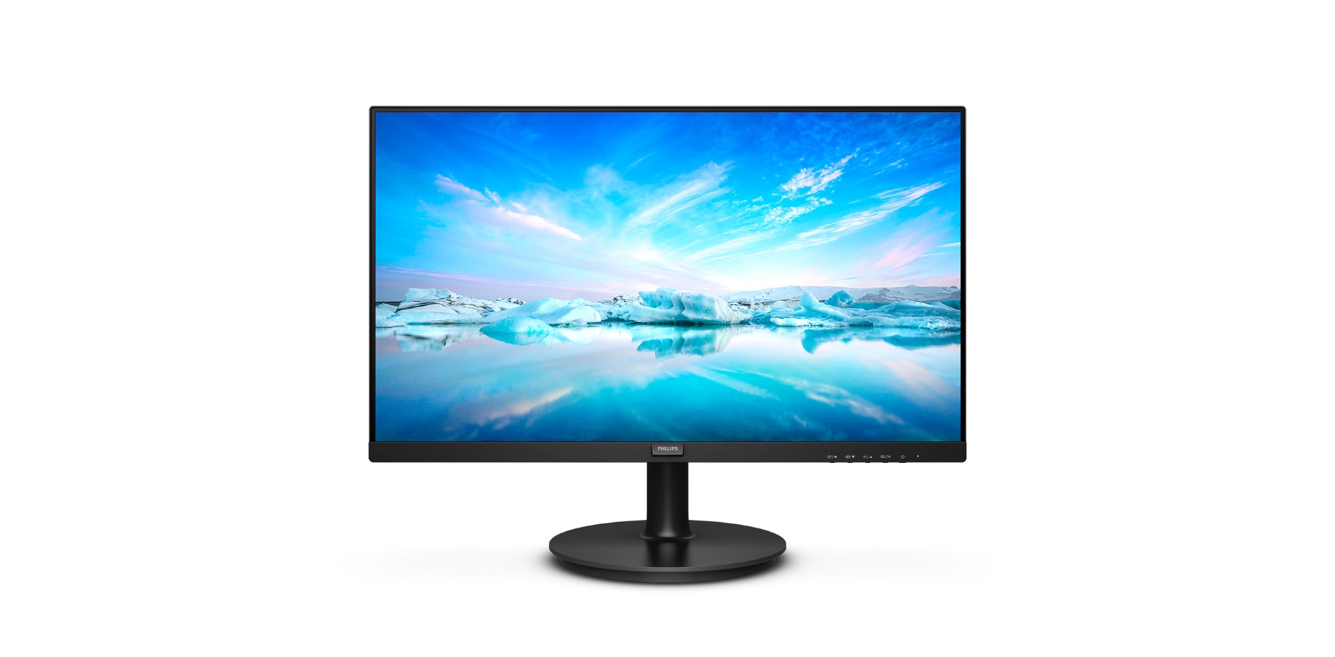 Monitor Philips V Line, 23.8", 1920 x 1080, Full HD, 75 Hz, i zi