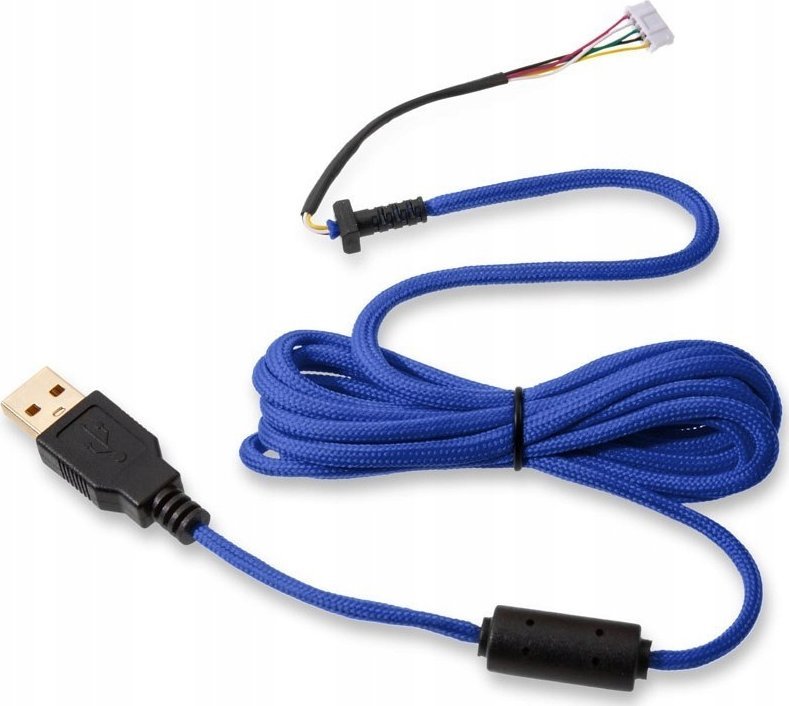 Kabllo maus Glorious Ascended Cable V2, 2m, për Model O dhe O-, blu Cobalt