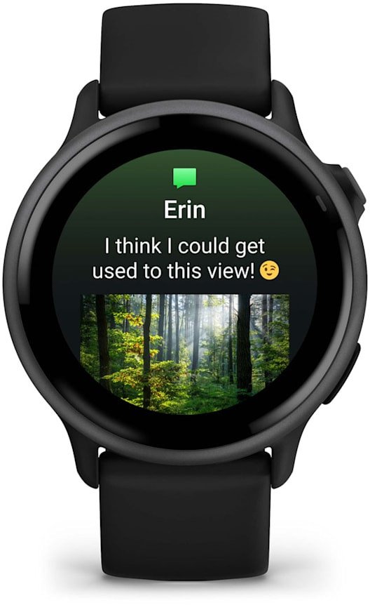 Ora sportive Garmin Vivoactive 6, ekran AMOLED, GPS, e zezë Slate