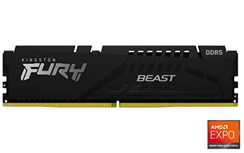 Меморија RAM Kingston FURY Beast, 64GB DDR5, 5600MHz, црна