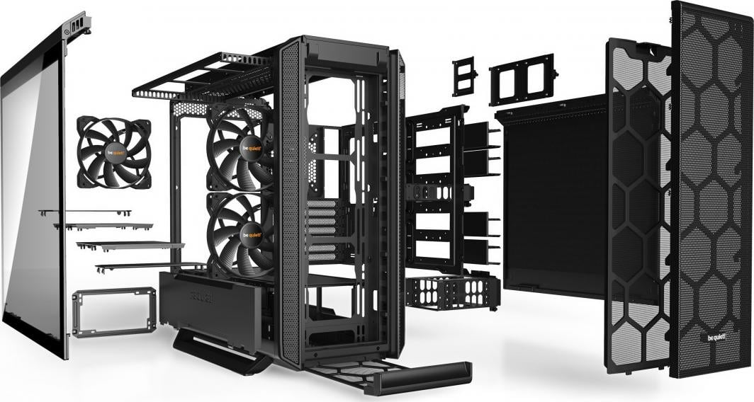 Kasë kompjuterike Be quiet! Silent Base 802, (BGW39), e zezë