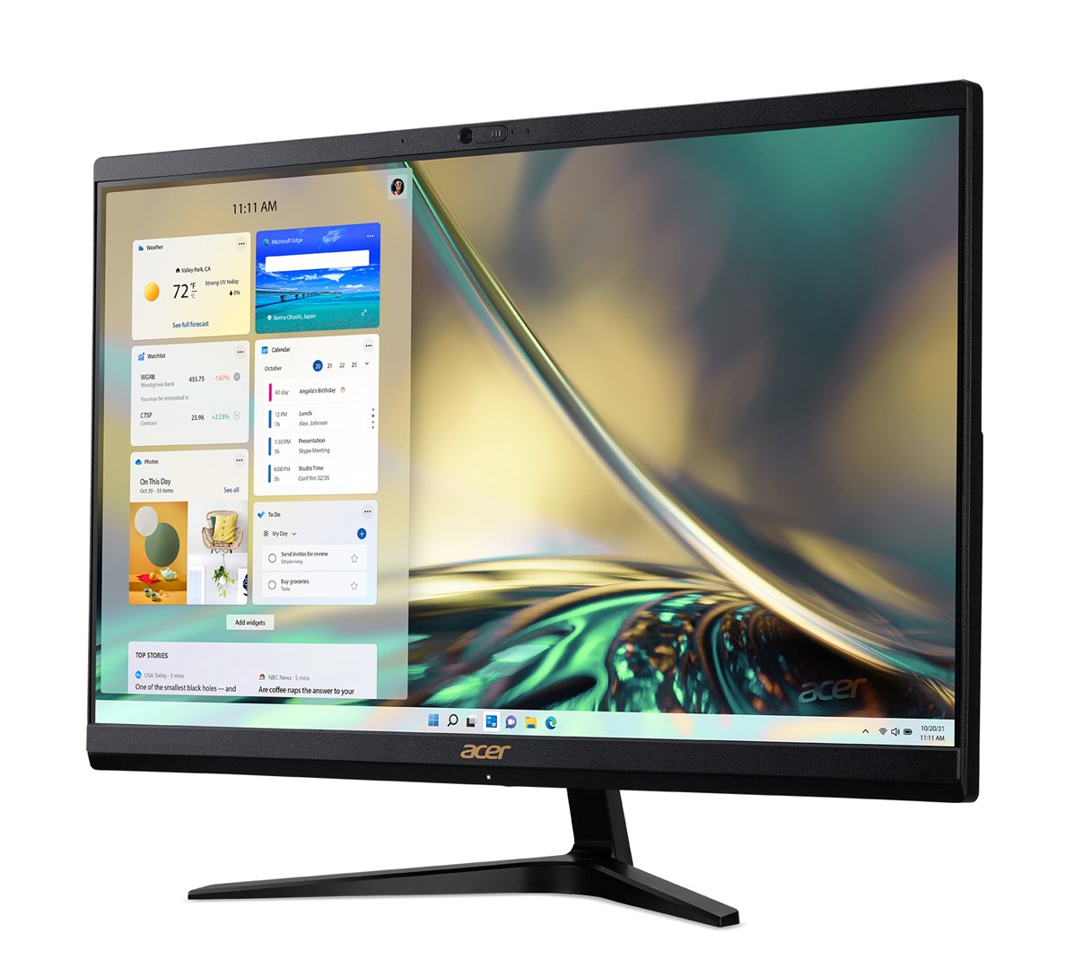 Kompjuter All-in-One Acer Aspire C24, 23.8", i3-1215U, 8GB RAM, 512GB SSD, i zi