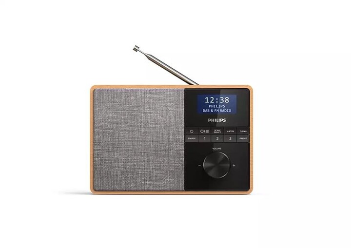Radio Philips TAR5505, e hirtë / dru