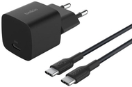 Karikues Belkin 25W USB C, Power Delivery, me kabllo, i zi