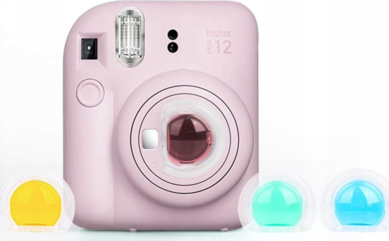 Set filtra ngjyrash LoveInstant 4 në 1 për Fujifilm Instax Mini 12, për selfie, shumëngjyrësh