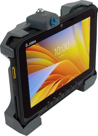 Stacion dokimi Gamber-Johnson 7160-1885-00, për Zebra ET6X, me dy porta USB dhe Serial, i zi