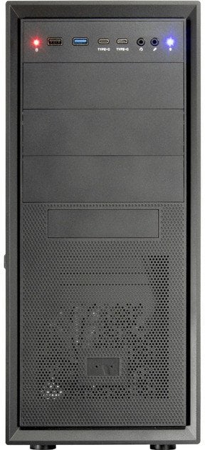 Kutia kompjuterike Inter-Tech IT-8862 Plaid, ATX, midi tower, e zezë