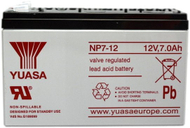 Bateri plumbi Yuasa NP7-12, 12V, 7Ah, e mbyllur