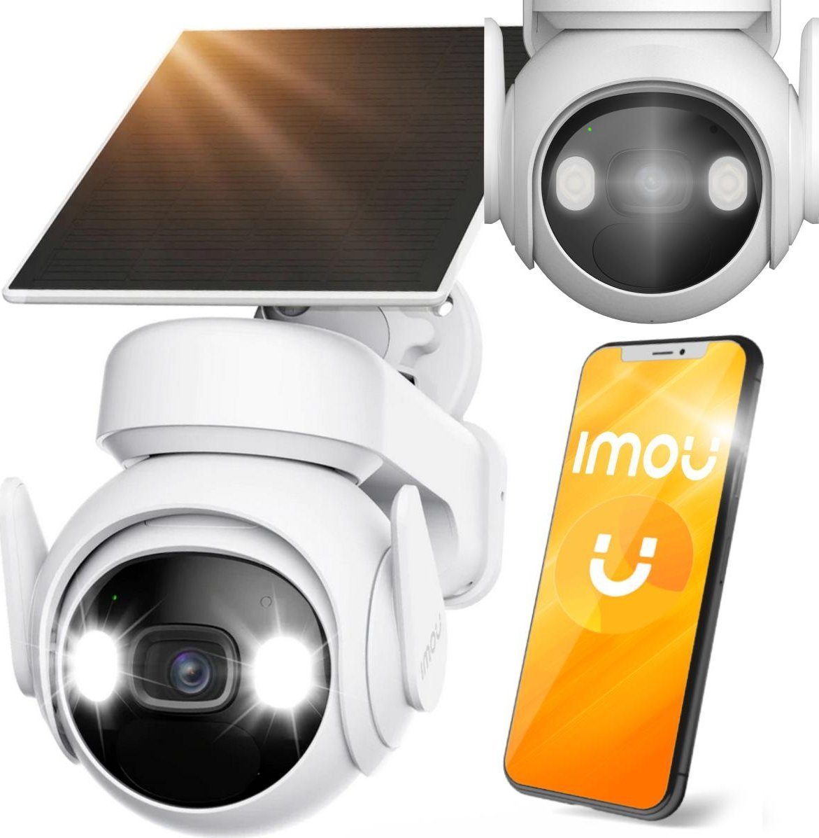 Set kamerë sigurie IMOU IPC-K9EP, 2K 1296p, solar, Wi-Fi, rezistent IP66