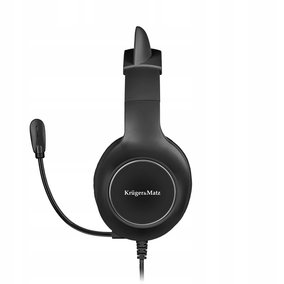 Kufje Kruger&Matz Gamer Kids, wired, të zeza