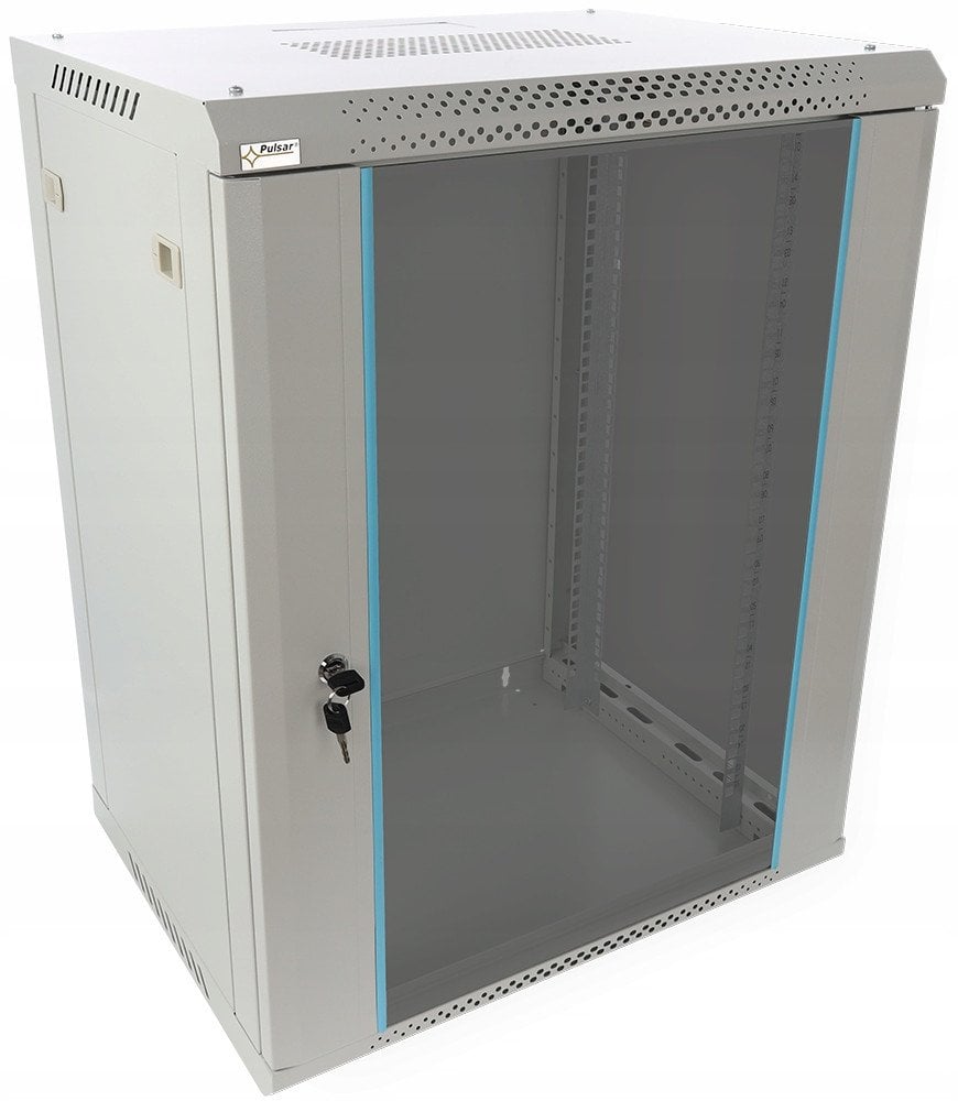 Kabinet RACK muror PULSAR RWA1564 G, 15U 19", 600x450 mm, gri