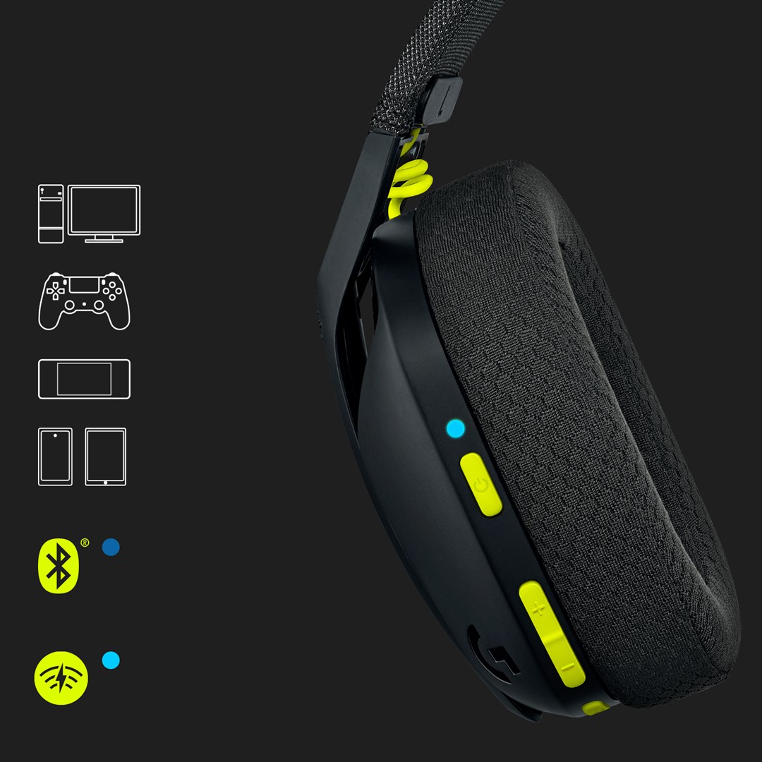 Kufje wireless Logitech G G435, Bluetooth, të zeza