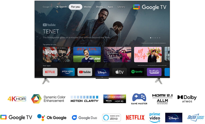Televizior TCL 65P638 - 65" (164cm), 4K UHD, i zi