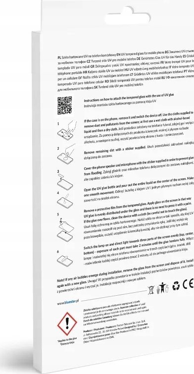 Mbrojtës ekrani Blue Star UV 3D, për Samsung Galaxy S24 Ultra, xham i temperuar transparent