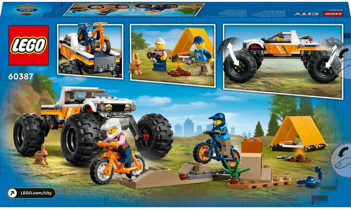 Set LEGO® City 60387 Adventure with 4x4 SUV, 252 pjesë