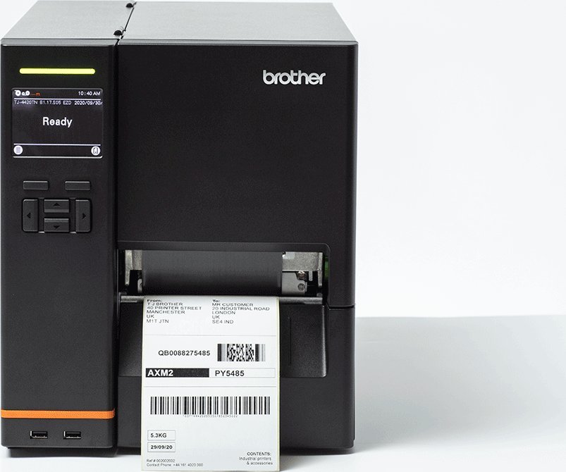 Printer etiketash Brother TJ-4520TN, termik, 300 DPI, i zi